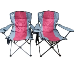 Комплект складных туристических кресел, 2 штуки Комплект складных туристических кресел, 2 штуки