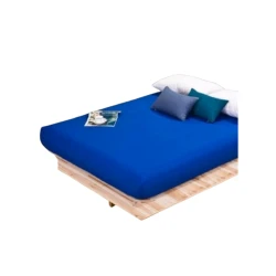 Mələfə rezinli Miss Cotton, 160x200 sm, ikinəfərlir, ranfors, göy