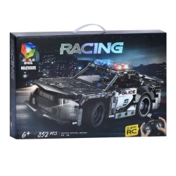 Konstruktor NO.70005 Racing Polis maşını pult ilə, 352 hissə, 6+ yaş