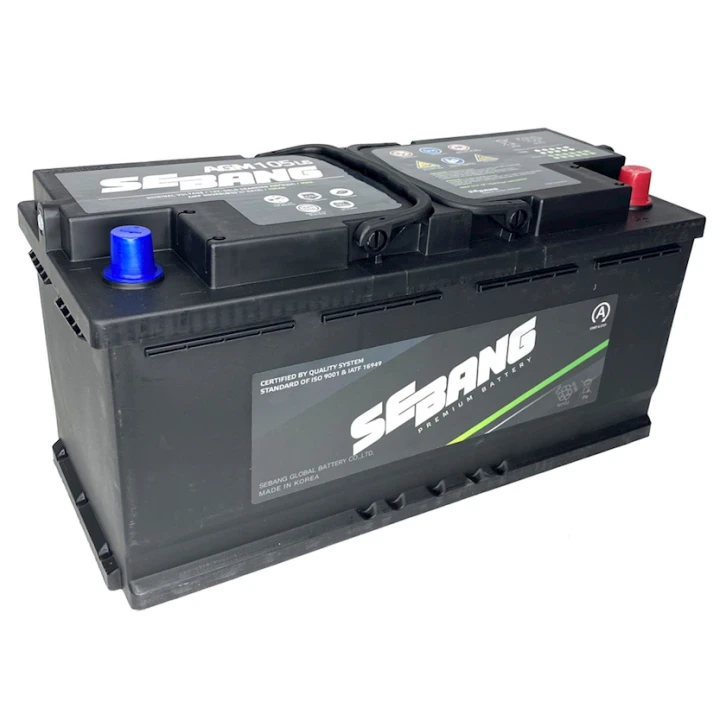 Автомобильный аккумулятор Sebang AGM L6 105Ач 950 А R+ Автомобильный аккумулятор Sebang AGM L6 105Ач 950 А R+