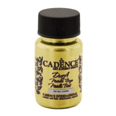Akril boya-metallik Cadence Dora Metallic Paint 200 Banana Yellow 50 ml