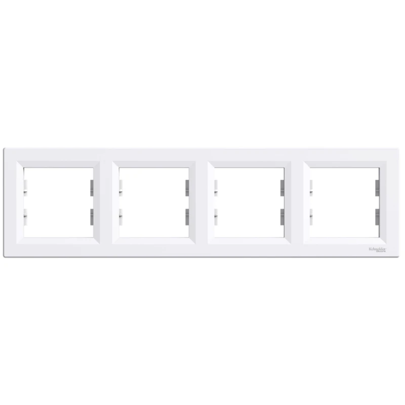 Çərçivə Schneider Asfora Horizontal 4-gang frame, White (EPH5800421)