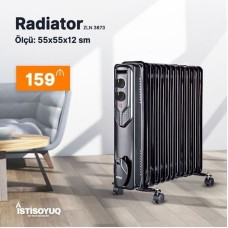 Yağ qızdırıcısı Floria ZLN-3673 Black