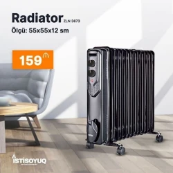 Масляный обогреватель Floria ZLN-3673 Black