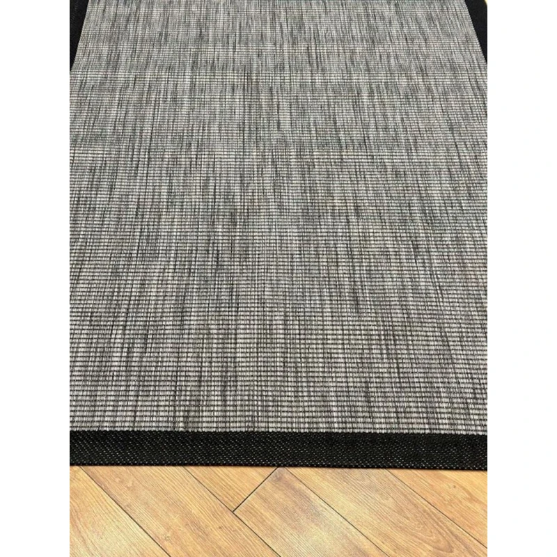 Ковер Natural halı Asia AS01, 120x180 см, полиэстер, серый/черный