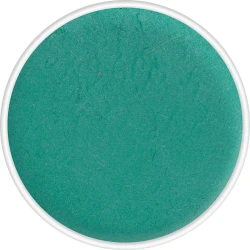 Аквагрим глянцевый прессованный в запасном блоке Kryolan Aquacolor Interferez 01140, оттенок GREEN 21 G бирюзовый, 4 мл