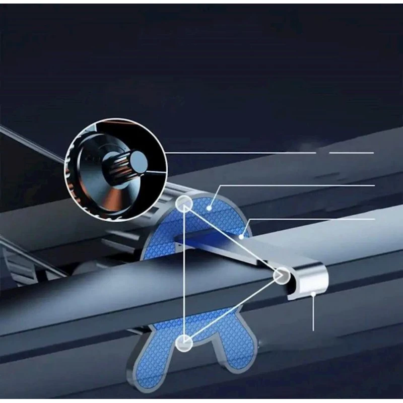 Avtomobil üçün telefon tutacağı F35-ag-232, qara