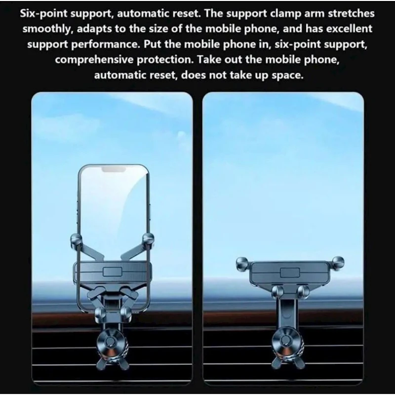 Avtomobil üçün telefon tutacağı F35-ag-232, qara