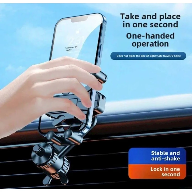 Avtomobil üçün telefon tutacağı F35-ag-232, qara