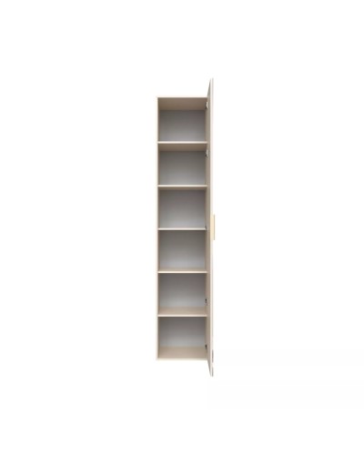 Şkaf Art Mebel 11, 210x50x45 sm, laminat, krem