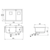 Кухонная мойка Aquasanita SQD 150-710 Кухонная мойка Aquasanita SQD 150-710