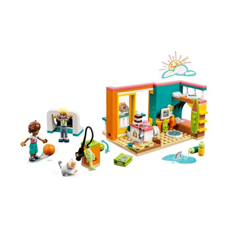 Конструктор LEGO Friends Комната Лео 41754, 6+ лет, 203 элемента