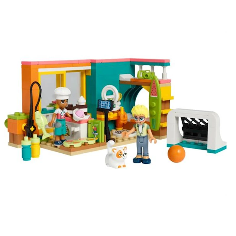 Конструктор LEGO Friends Комната Лео 41754, 6+ лет, 203 элемента