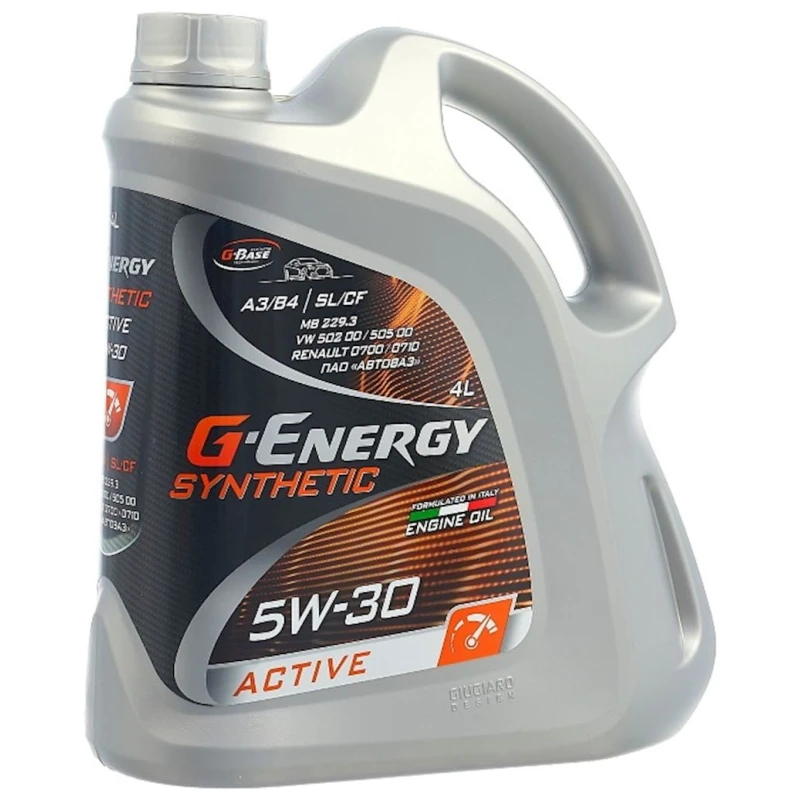 Моторное масло G-Energy Synthetic Active 5W30, 4 л Моторное масло G-Energy Synthetic Active 5W30, 4 л