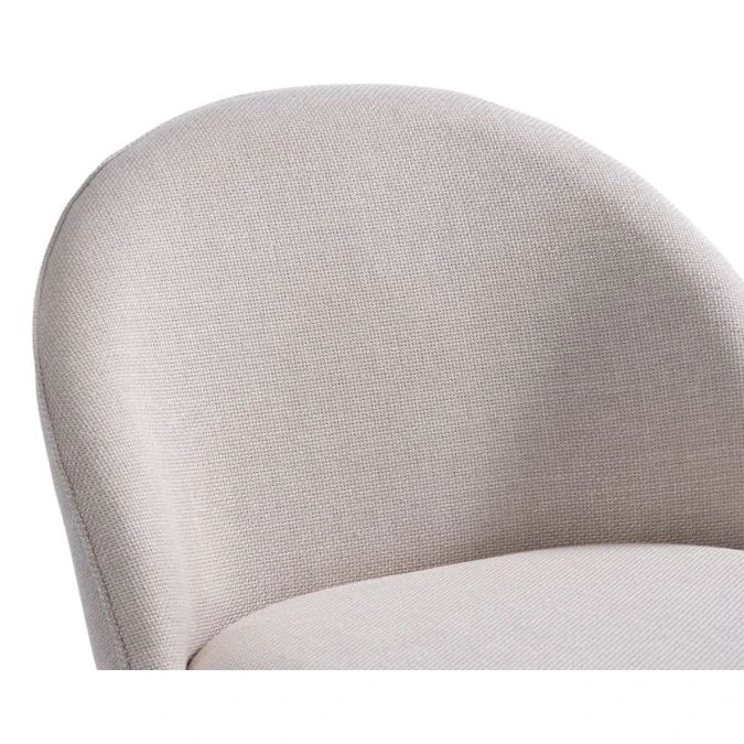 Кресло JYSK Thorup 3670046, полиэстер/полиуретан/сталь, бежевое/коричневое, 65х74 см Кресло JYSK Thorup 3670046, полиэстер/полиуретан/сталь, бежевое/коричневое, 65х74 см