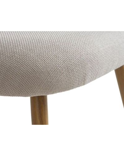 Kreslo JYSK Thorup 3670046, poliester/poliuretan/polad, bej/qəhvəyi, 65x74 sm
