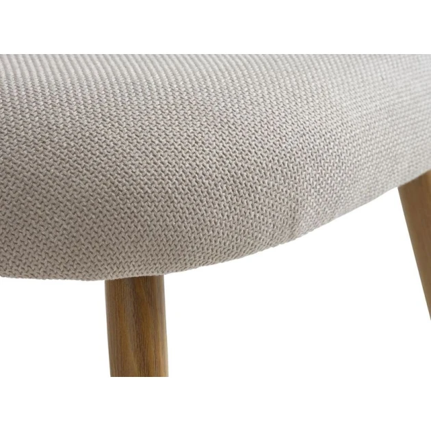 Кресло JYSK Thorup 3670046, полиэстер/полиуретан/сталь, бежевое/коричневое, 65х74 см Кресло JYSK Thorup 3670046, полиэстер/полиуретан/сталь, бежевое/коричневое, 65х74 см