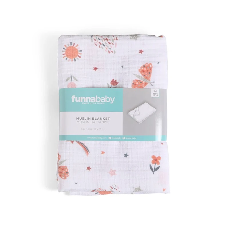 Покрывало Funna baby Sunny Beige, 120x120 см Покрывало Funna baby Sunny Beige, 120x120 см