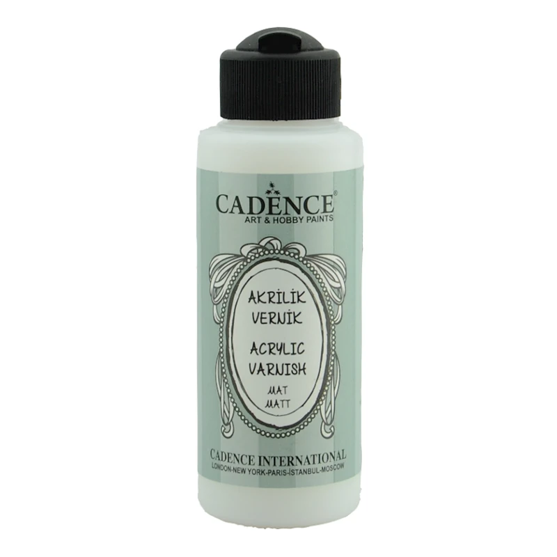Лак Cadence Water Based Acrylic Varnish акриловый матовый, 120 мл Лак Cadence Water Based Acrylic Varnish акриловый матовый, 120 мл