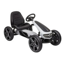 Uşaq üçün pedallı kartinq Hecht Mercedes Benz Go Kart White