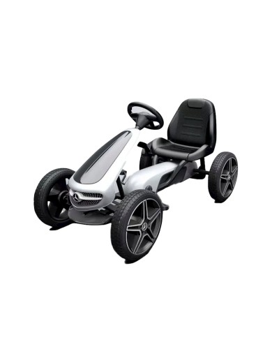 Uşaq üçün pedallı kartinq Hecht Mercedes Benz Go Kart White