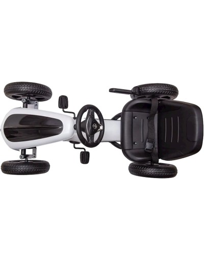 Uşaq üçün pedallı kartinq Hecht Mercedes Benz Go Kart White