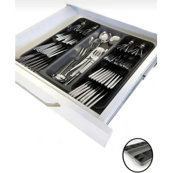 Подставка для кухонных принадлежностей для полок HH77, темно-серая, 26.5x5x40 см Подставка для кухонных принадлежностей для полок HH77, темно-серая, 26.5x5x40 см