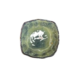 Тарелка глубокая Danny Home SEE342, круглая, зеленая, 17 см