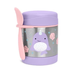 Пищевой термос Skip Hop Zoo Narwhal, нержавеющая сталь, разноцветный, 325 мл Пищевой термос Skip Hop Zoo Narwhal, нержавеющая сталь, разноцветный, 325 мл