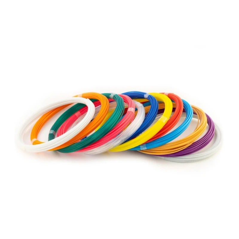 Набор нитей для 3D-ручек PLA 5 м, 1,75 мм, 20 штук, разноцветный Набор нитей для 3D-ручек PLA 5 м, 1,75 мм, 20 штук, разноцветный