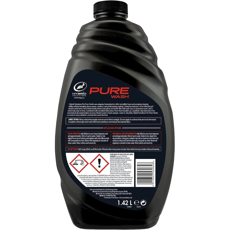 Автомобильный шампунь Turtle Wax 53984 Hybrid Solutions Pro Slick-N-Slide Pure Wash 1.42 л Автомобильный шампунь Turtle Wax 53984 Hybrid Solutions Pro Slick-N-Slide Pure Wash 1.42 л