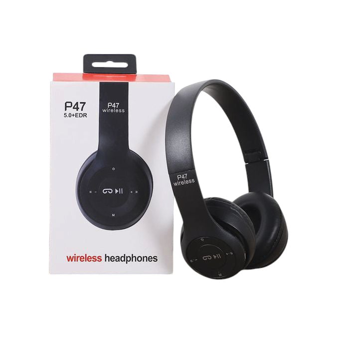 Беспроводные наушники P48 Черные Беспроводные наушники P48 Черные