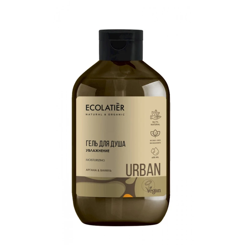 Duş geli Ecolatier Nəmləndirmə arqana və vanil 600 ml Duş geli Ecolatier Nəmləndirmə arqana və vanil 600 ml