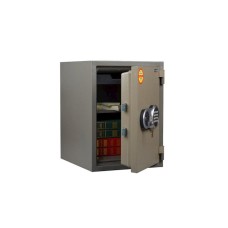 Ofis seyfi Valberg FRS-49 EL, elektron kodlu kilid və açar ilə, boz