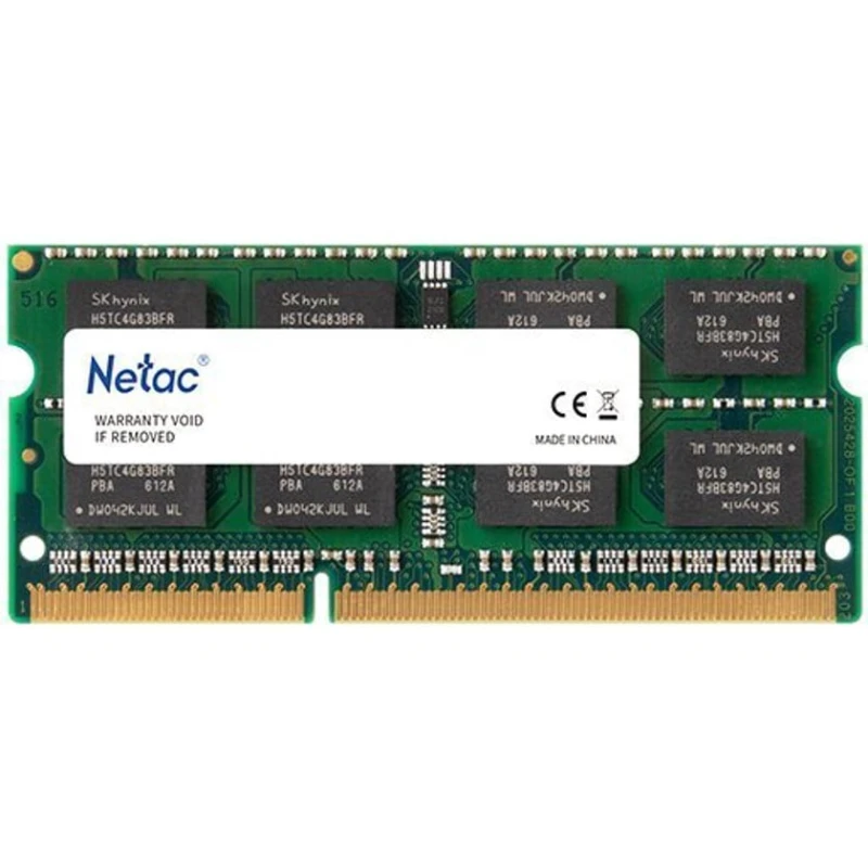 Operativ yaddaş Netac Basic 4GB DDR3L-1600 Mhz SODIMM CL11 Operativ yaddaş Netac Basic 4GB DDR3L-1600 Mhz SODIMM CL11