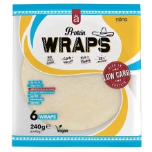 Proteinli tortilla NanoSupps Wraps 240 q