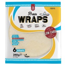 Proteinli tortilla NanoSupps Wraps 240 q