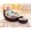 Надувное кресло Intex Ultra Lounge 102х137х79 см, с пуфиком Надувное кресло Intex Ultra Lounge 102х137х79 см, с пуфиком