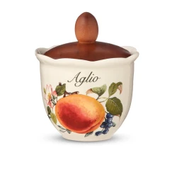 Емкость для хранения NuovaCer 180520, керамика, разноцветная, 13 см