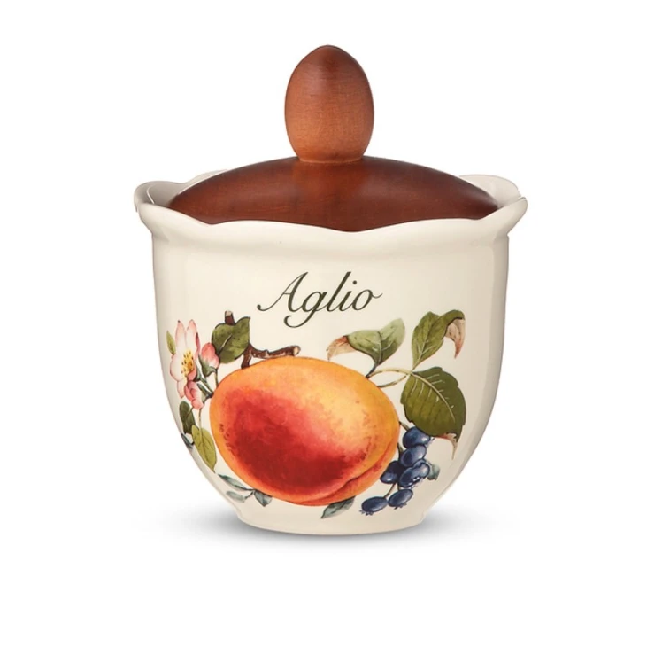 Емкость для хранения NuovaCer 180520, керамика, разноцветная, 13 см