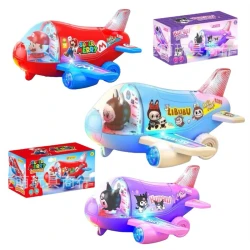 Təyyarə işıqlı oyuncaq bənövşəyi Kahn547754859
