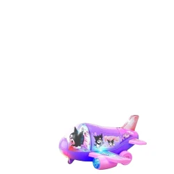 Təyyarə işıqlı oyuncaq bənövşəyi Kahn547754859