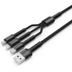 Кабель-разветвитель LDNIO LC93 Fast Data Cable 3 in 1, 4-Port