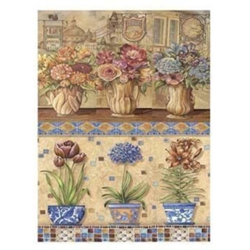 Рисовая бумага для декупажа Cadence - 60, А3, 29.7x42 см Рисовая бумага для декупажа Cadence - 60, А3, 29.7x42 см