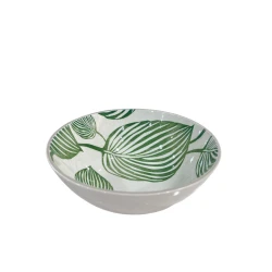 Миска Danny Home, белая/зеленая, 20 см