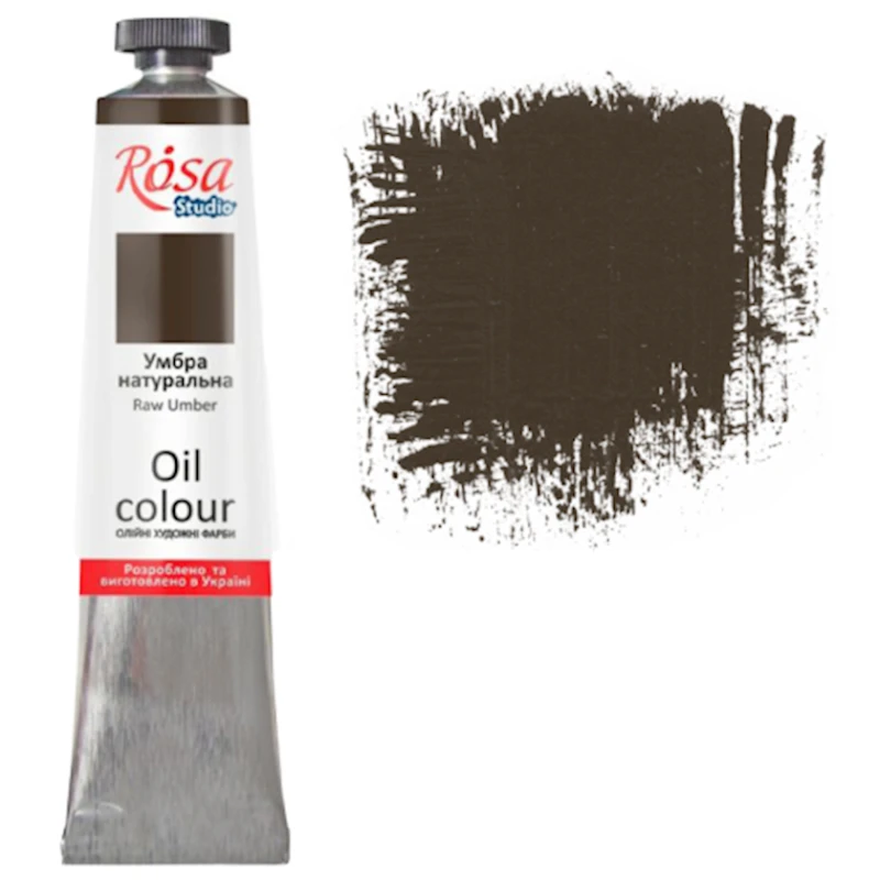 Масляная краска Rosa Studio 527 умбра натуральная, 60 мл Масляная краска Rosa Studio 527 умбра натуральная, 60 мл
