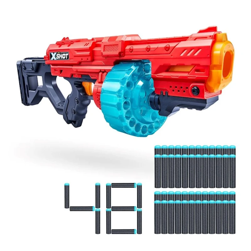Бластер Zuru X-Shot Excel Max Havoc, 48 дротиков, 8+, разноцветный
