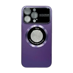 Çexol Auto Focus Magsafe Apple iPhone 13 Pro üçün, Matte Purple