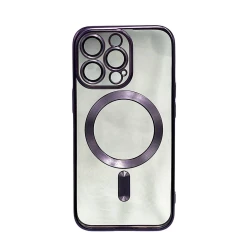 Çexol 888_store_533 MagSafe Apple iPhone 14 Pro üçün Bənövşəyi/Şəffaf