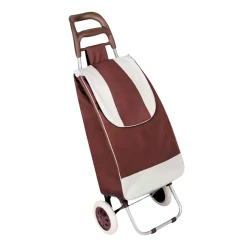 Сумка-тележка 174175176 плащевая ткань, коричневая